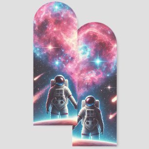 Neon Space Explorer Custom Bookmark