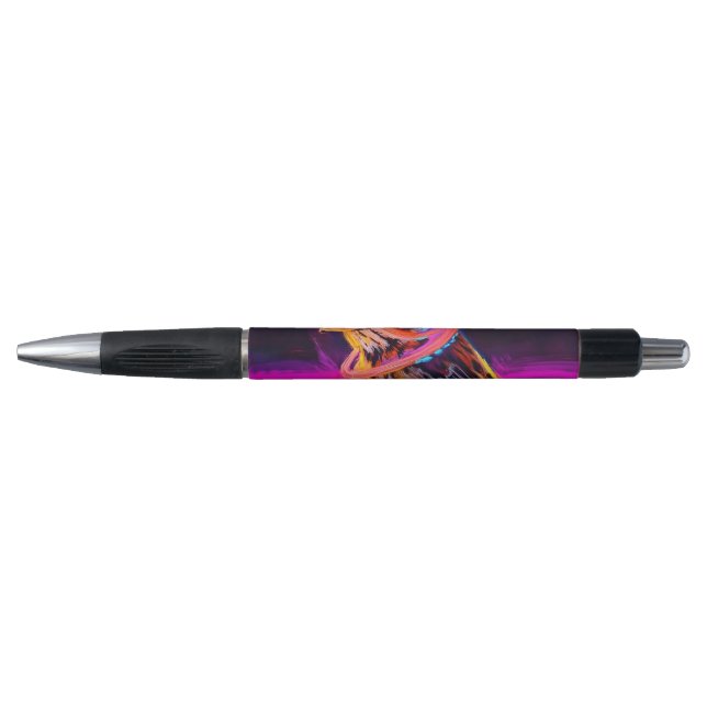 Neon Sparrow with Glowing Accents Pen (Front)