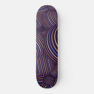 neon spheres skateboard