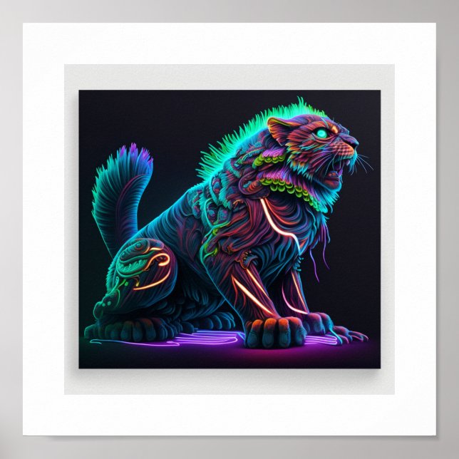 Neon Sphinx Poster (Front)