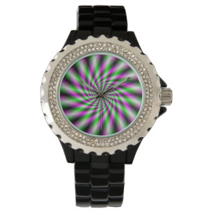 Neon Spinning Wheel Watch