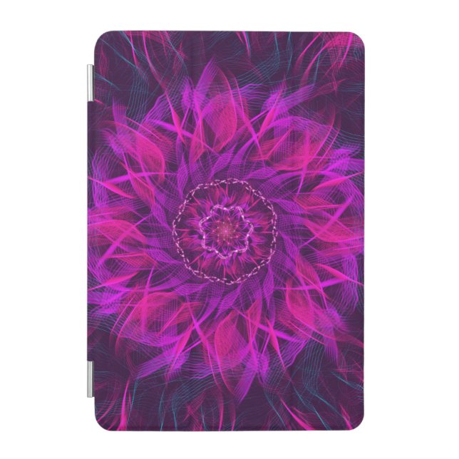 Neon Spiral iPad Mini Cover (Front)