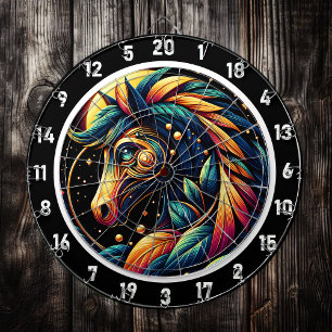 Neon Stallion Tropical Vibes Masterpiece Dart Board