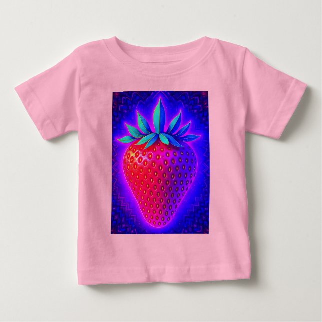 NEON STRAWBERRY BABY T-Shirt (Front)