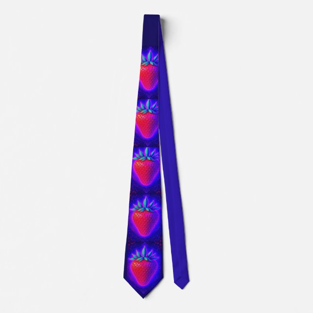 NEON STRAWBERRY NECK TIE (Front)