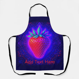 Neon Strawberry vivid Look Apron