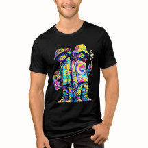 Neon Street Vibes Hip Hop Duo Graphic