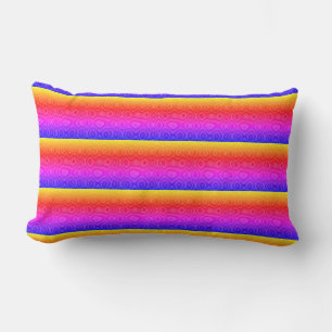 Neon Stripe Pillow