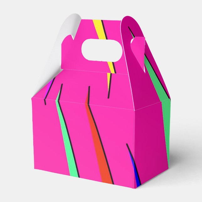 Neon Striped Box (Front Side)