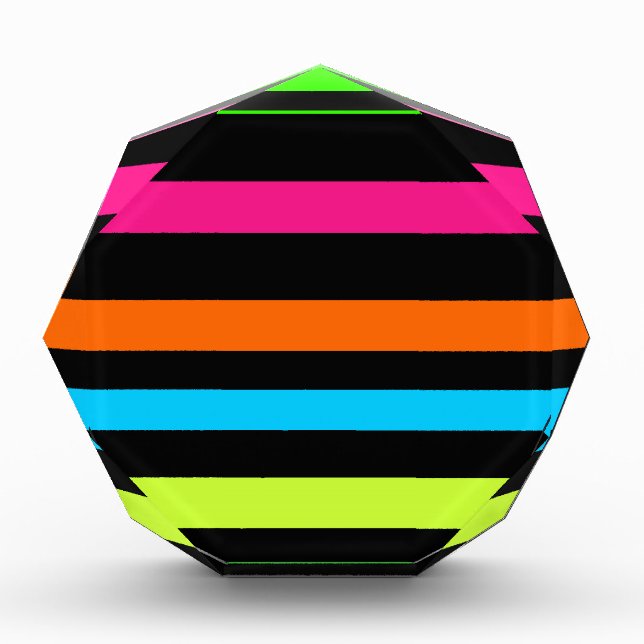 Neon stripes award (Front)