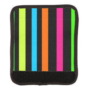 Neon stripes luggage handle wrap