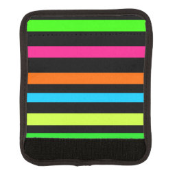 Neon stripes luggage handle wrap