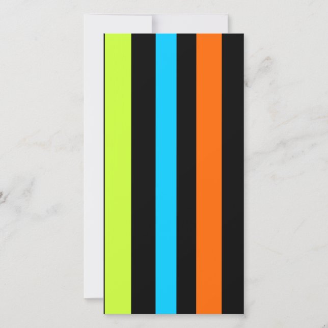 Neon Stripes Pattern (Front)