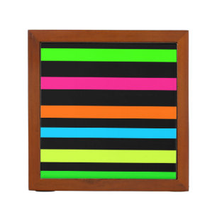 Neon stripes Pencil/Pen holder