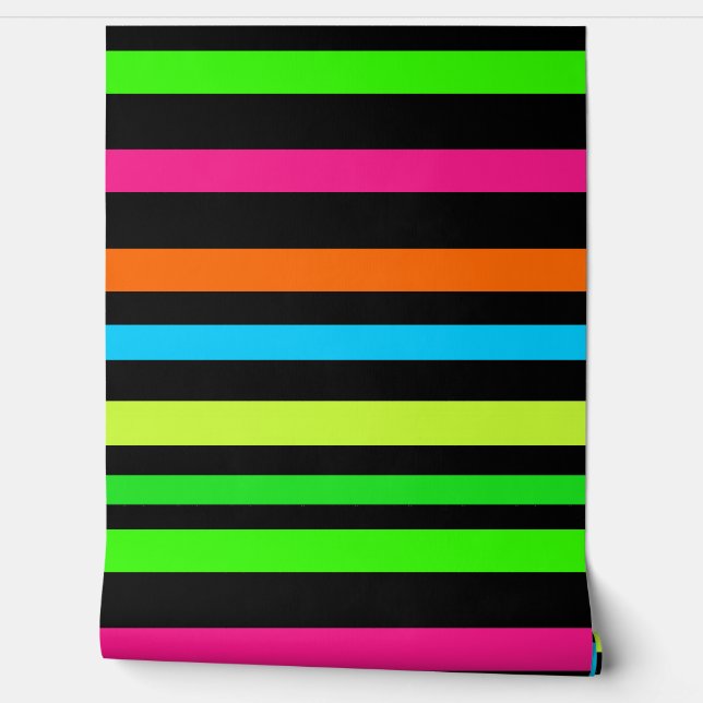 Neon stripes wallpaper  (Unrolling)