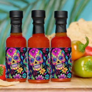 Neon Sugar Skull  Hot Sauces