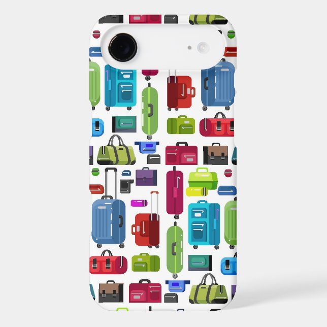 Neon Suitcases Case-Mate iPhone Case (Back)
