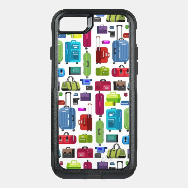 Neon Suitcases Otterbox iPhone Case (Back)