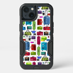 Neon Suitcases iPhone 13 Case