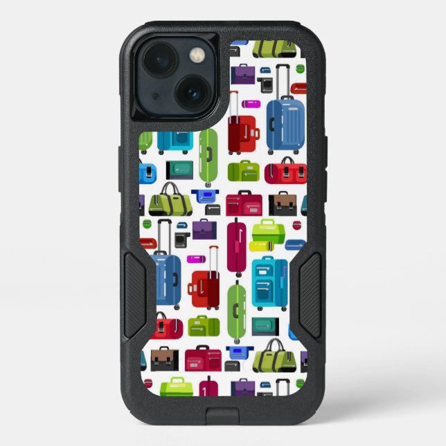 Neon Suitcases Otterbox iPhone Case (Back)
