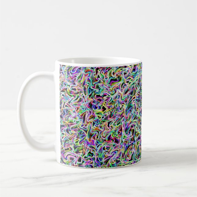 Neon Swirl 11oz Mug (Left)