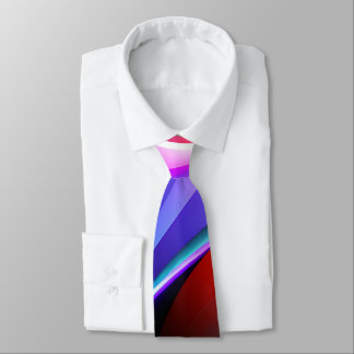 Neon Swirl Neck Tie