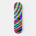 Neon Swirls Skateboard Deck at Zazzle