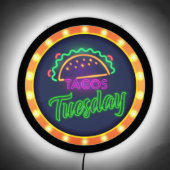 Neon Taco Tuesday LED Sign (Front)