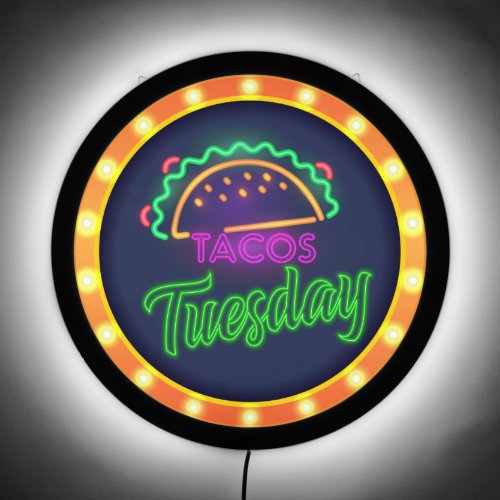 Neon Taco Tuesday  LED Sign