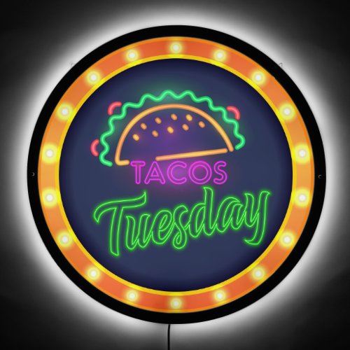 Neon Taco Tuesday  LED Sign