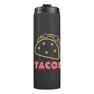 Neon Tacos Symbol Thermal Tumbler