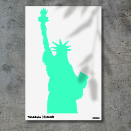 Neon Teal Solid Color | Classic Wall Decal