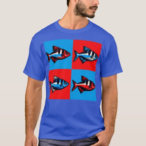 Neon Tetra Cool Tropical Fish T_Shirt