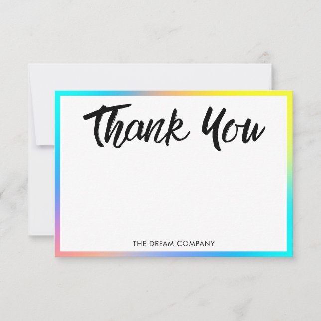 Neon Thank You Media Insert (Front)