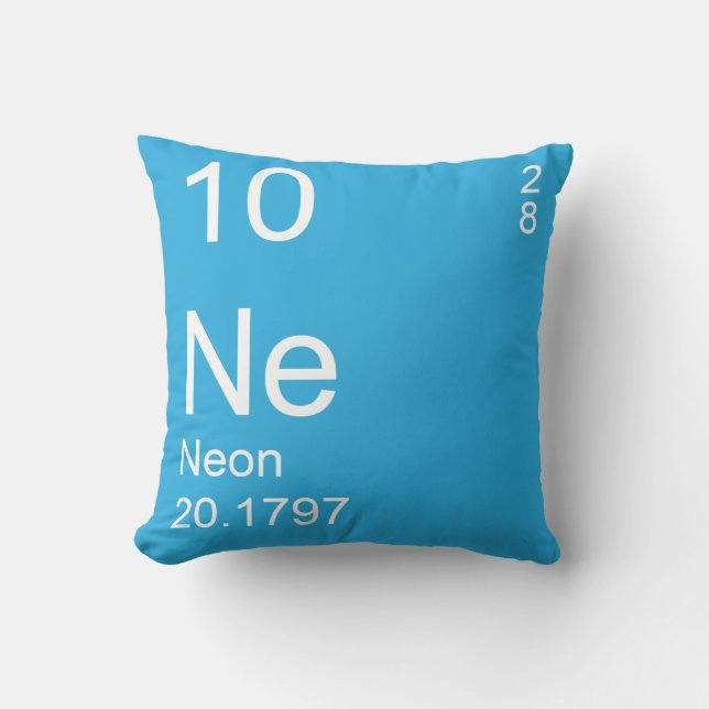 Neon Throw Pillow (Front)