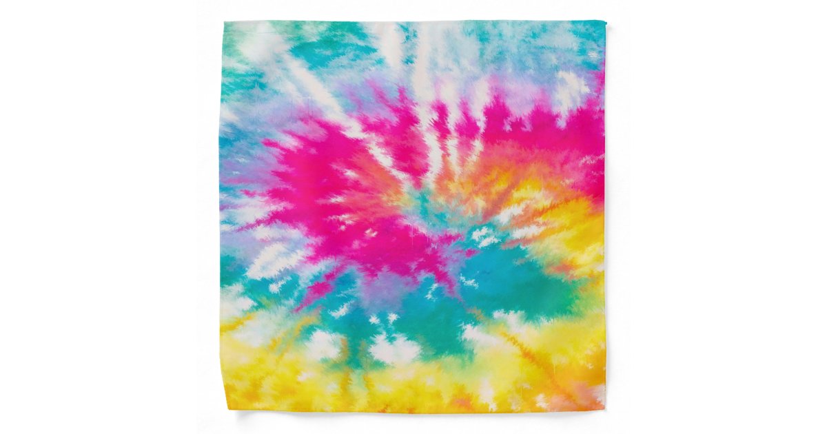 neon tie dye patterns