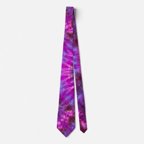 Neon Tie Dye _ Mens Neck Tie