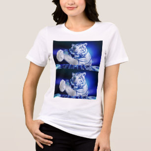 Neon Tiger DJ T-Shirt – EDM Festival Graphic Tee 
