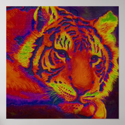 neon tiger print | Zazzle