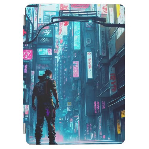 Neon Tokyo Nights iPad Air Cover