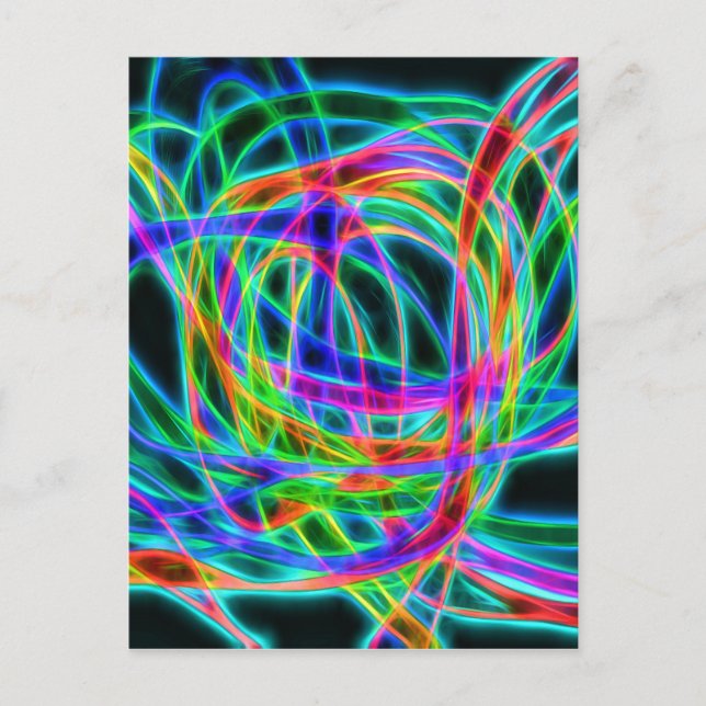 neon traffic postcard (Front)