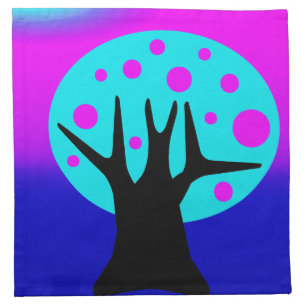 Neon Tree Cloth Napkins