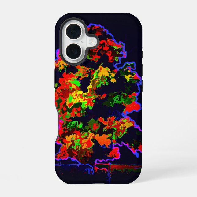 Neon Tree Explosion Iphone Case (Back)