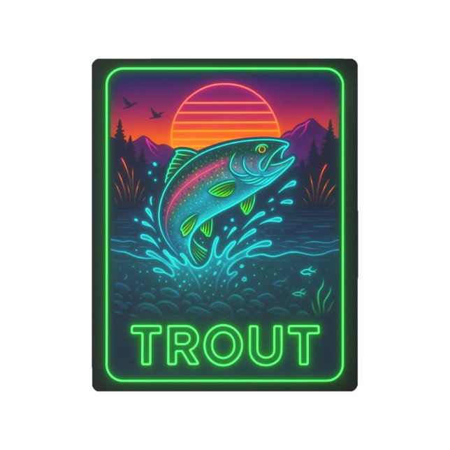 Neon Trout Sign (Front)