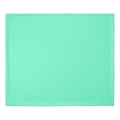 Neon Turquoise Duvet Cover