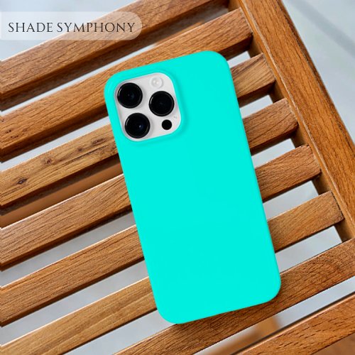 Neon Turquoise One of Best Solid Blue Shades For Case_Mate iPhone 14 Pro Max Case