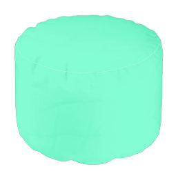Neon Turquoise Pouf