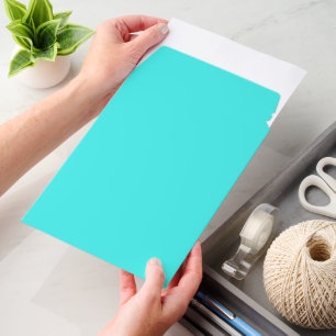 Neon Turquoise Shipping Envelope Mailer