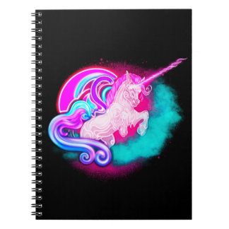 Neon Unicorn Notebook