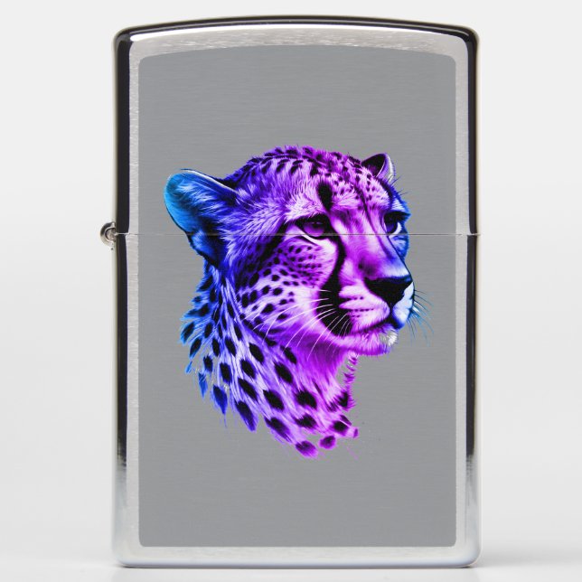 Neon Velocity Zippo Lighter (Front)